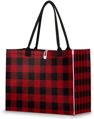 Vista 18 de Pardick Bolsa de mano reutilizable para mujer, bolsa de viaje, trabajo, compras, piscina y playa, A-04, Mediana
