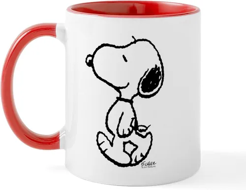 Vista 11 de CafePress Springtime Snoopy - Taza de café de cerámica, taza de té, 11 onzas
