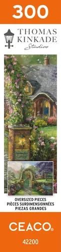Vista 8 de Ceaco - Thomas Kinkade - Inspiraciones - Cabaña de colibrí - Rompecabezas de 300 piezas