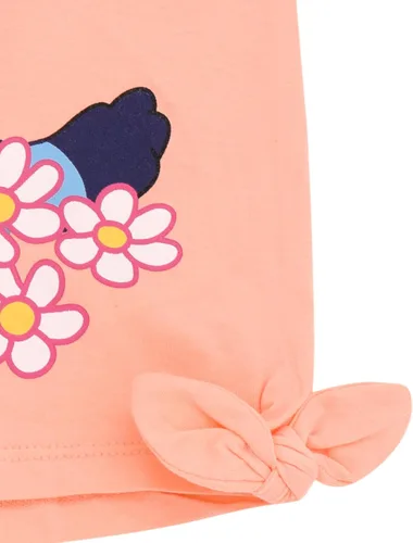Vista 5 de Bluey Conjunto de camiseta y pantalones cortos de rizo francés para niñas pequeñas