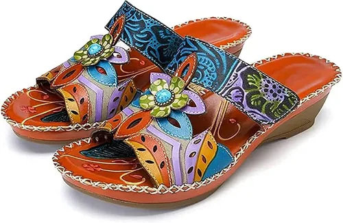 Vista 3 de Orthotic Sandals For Women With Arch Support Dressy Fashion Slides Ladies Comfy Slip On Summer Orthopedic Slippers