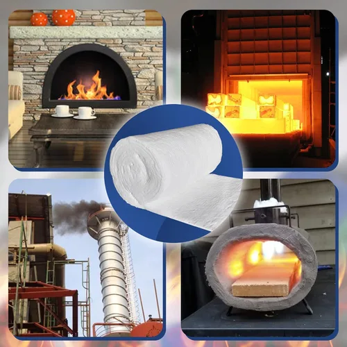 Vista 7 de SIMOND STORE Manta aislante de fibra de cerámica, 1/2 x 24 x 150 pulgadas, 8 # 2400 F, aislamiento a prueba de fuego de alta temperatura para horno