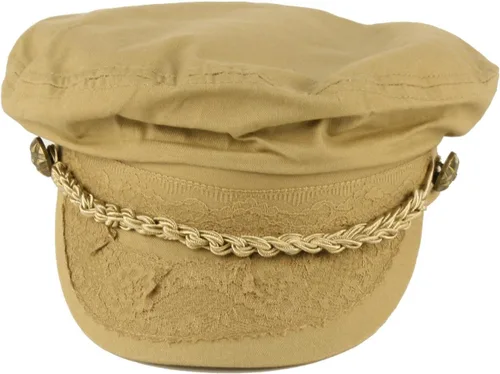 Vista 4 de SK Hat shop Gorra plana de algodón de algodón para hombre, pescador griego, marinero, violinista, conductor