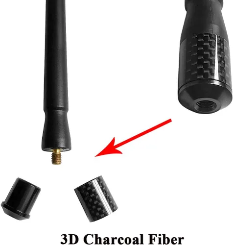 Vista 5 de Antena de radio para camión compatible con Ford F150 Raptor F250 F350 (2009-2023) y para camiones Dodge RAM 1500 2500 3500 (2009-2023) Recepción