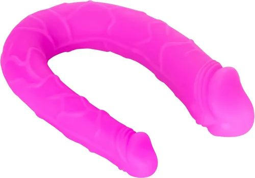 Vista 4 de CalExotics Silicona doble Dong AC/DC Dong - Rosa