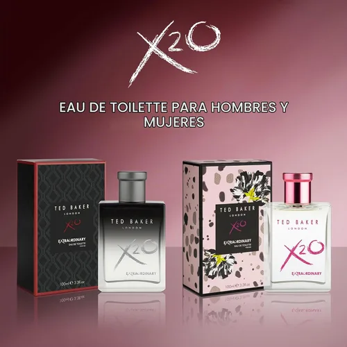 Vista 7 de Ted Baker X20 Extraordinary Her Eau de Toilette, Fruity Floral, 3.38 fl oz