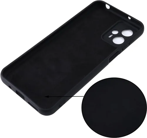 Vista 3 de Funda para Motorola Moto G13/Motorola Moto G23, funda protectora de silicona líquida para Motorola Moto G13/Motorola Moto G23 con cordón