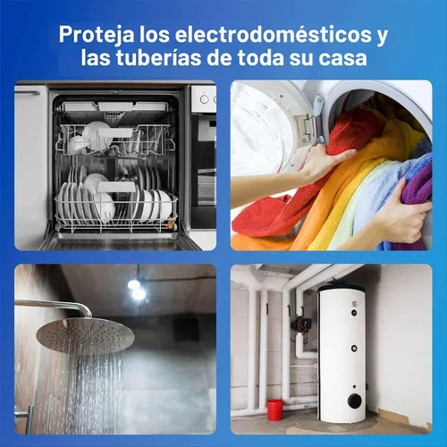 Vista 4 de Express Water WH100SP Sistema de filtro de agua para toda la casa antiescala, azul