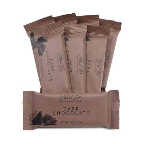 Vista 8 de Ethel M Chocolates Juego de 8 barras de caramelo de chocolate con leche premium, dulces, cremosas, hechas a mano, ricas e irresistibles