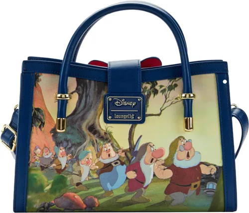 Vista 3 de Loungefly Disney - Bolso cruzado blanco como la nieve, talla única, Blanco (Snow white), talla única