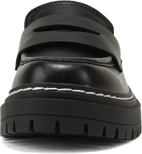 Vista 3 de Soda "Eureka" Mocasines con plataforma para mujer, suela con detalle cosido