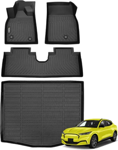 Vista 175 de Tapetes de piso para todo clima y forro de carga con respaldo para Chevrolet Suburban de 7 asientos 2021-2025 / GMC Yukon XL de 7 asientos