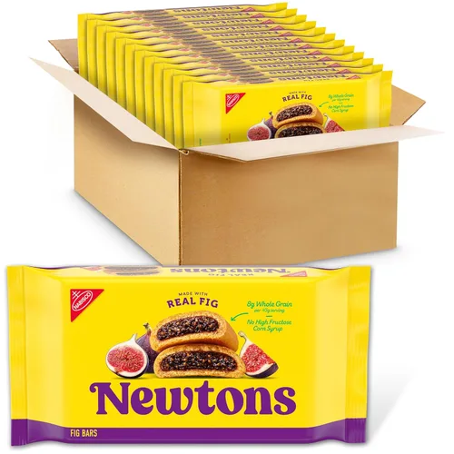 Vista 25 de Newtons Galletas masticables sin grasa, suaves y de fruta, sabor higo (barras de higo), 12 paquetes de 10 onzas