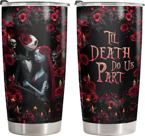 Vista 13 de 34HD Witch Queen 20 oz Tumbler Gothic Villain Dark Rose Gifts for Women Backwiches queen