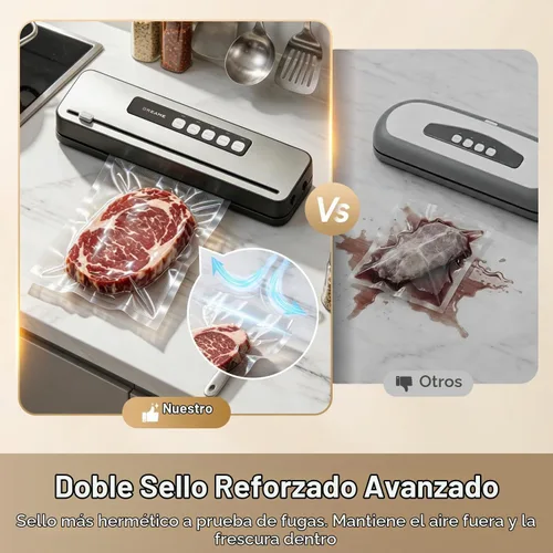 Vista 7 de DREAME Sellador al vacío de alimentos VS20, sellador compacto de 65 kPa, 5