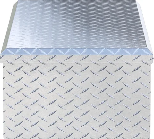 Vista 8 de UWS EC20081 58-Inch Heavy Wall Aluminio 5th Wheel Truck Bed Tool Box, RigidCore Tapa