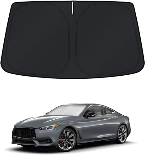 Vista 32 de KUST Parasol para parabrisas para BMW X1 F48 2016, 2017, 2018, 2019, 2020, 2021, 2022, accesorios de ajuste personalizado, parasol plegable