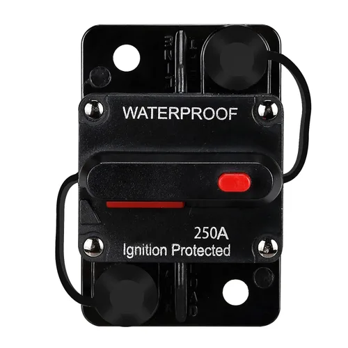 Vista 10 de Portafusibles de 100 amperios, disyuntor de audio, inversor de fusibles de restablecimiento, soporte de fusible de 12 V-48 V CC, reemplazar