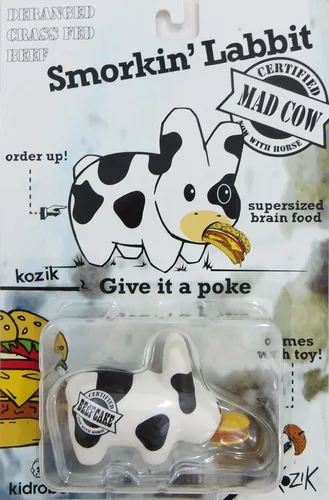 Vista 3 de smorkin 'Labbit Vacas locas vinilo juguete 2.5 inch por Frank KOZIK