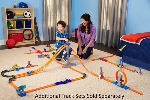 Vista 14 de Hot Wheels Track Builder Flip Tower Stunt Pack