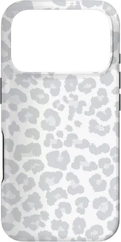 Vista 30 de Blanco Gris Guepardo Estampado De Leopardo Animal Skin Lindo Moda Caso Para iPhone 17