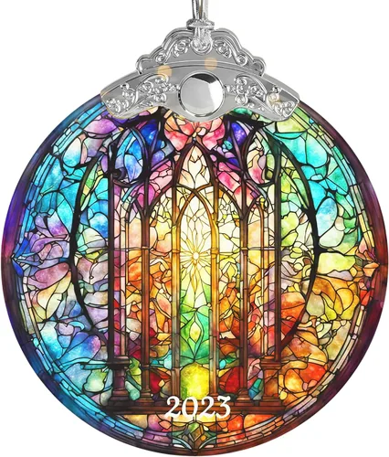 Vista 22 de Adornos de Navidad cardenales, adorno cardenal, simbolizando amor y memoria, elegante regalo de recuerdo navideño para familiares y amigos