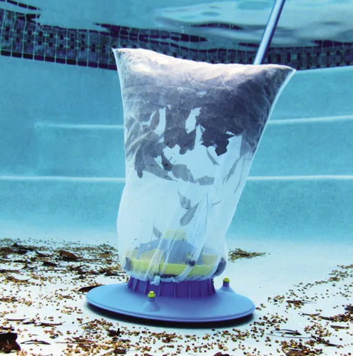 Vista 2 de Aquatix Pro Repuesto de bolsa de malla fina de alta calidad con cable de tracción y bloqueo para aspiradora de hojas de piscina, comedor, atrapador