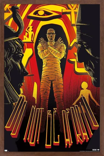 Vista 17 de Trends International Póster de pared de César Moreno con texto en inglés "The Mummy - Do Not Be Afraid by César Moreno, 14.725" x 22.375", versión