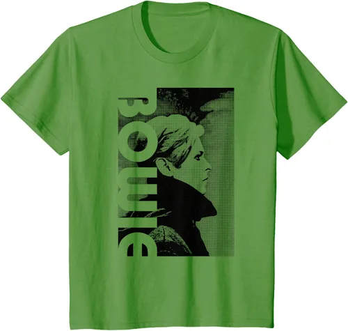 Vista 13 de David Bowie - Camiseta de perfil bajo, Gris Gris Oscuro