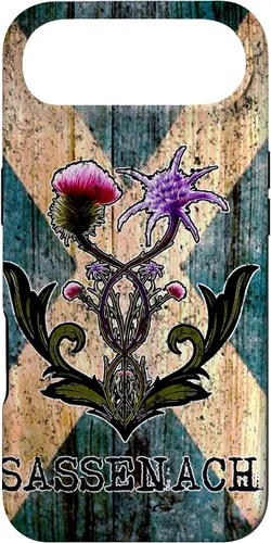 Vista 27 de Purple Thistle Flower Scottish Flag Scots Sassenach Vintage Case for iPhone 17