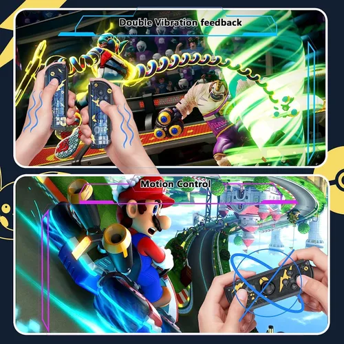 Vista 5 de Joy Pad for Switch Nintendo, Replacement for Switch Controllers with Dual VibrationWake-upScreenshot