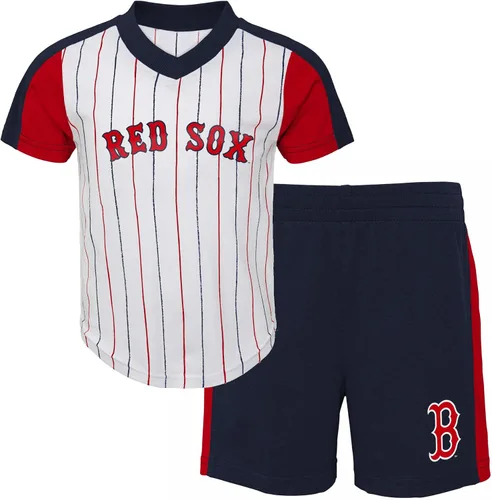 Vista 5 de Outerstuff MLB Kids 4-7 The Line Up - Juego oficial de camiseta y pantalones cortos de manga corta (2 piezas)