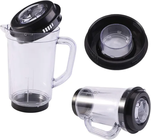 Vista 9 de Jarra de repuesto para licuadora, 33.8 fl oz de grado alimenticio de PC transparente, contenedor compatible con licuadora para modelos Magic Bullet