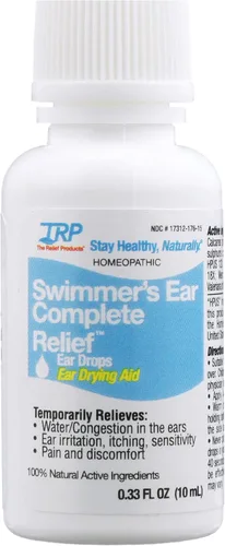 Vista 3 de The Relief Products Swimmer's Ear - Gotas para los oídos de alivio completo, 0.33 onzas líquidas