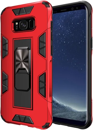 Vista 10 de Funda para Samsung Galaxy S8 Plus, funda Samsung Galaxy S8+ de grado militar, funda con función atril incorporada, armadura, resistente, a prueba