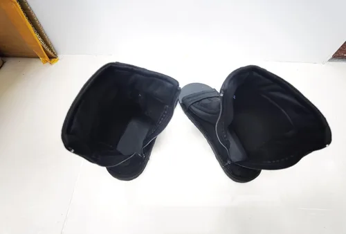 Vista 9 de Zapatos de cosplay de talla de EE. UU. para Halloween, color negroazul adultoniño..