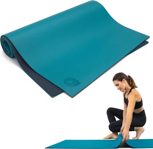 Vista 7 de Koru Alfombrilla de yoga plegable y enrollable, diseño patentado, alternativa más limpia a las esterillas de yoga tradicionales, 0.236 pulgadas