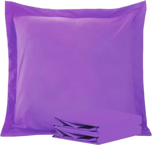 Vista 41 de NTBAY Fundas de almohada estándar, paquete de 2 fundas de almohada de microfibra cepillada de 20 x 26 pulgadas, súper suaves y acogedoras