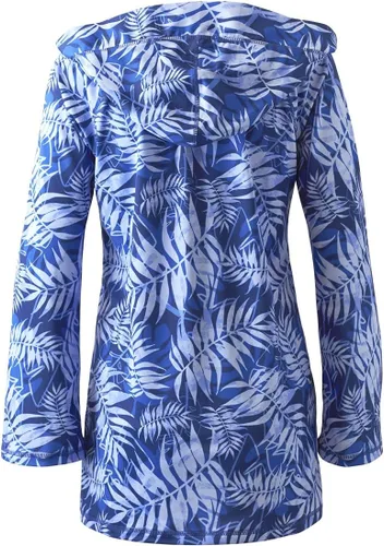Vista 2 de UV SKINZ Cubierta de playa UPF 50+ con capucha para mujer, tela bloqueadora solar