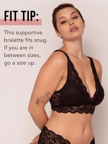 Vista 3 de Smart & Sexy Signature Lace Deep V, Wireless Bralette for Women, available in Multi Packs