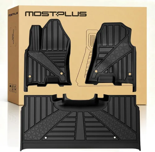 Vista 12 de MOSTPLUS Alfombrillas para Tesla Modelo Y Juniper 2025 2026 para todo tipo de clima, TPE con alfombrilla de carga trasera y alfombrilla de respaldo