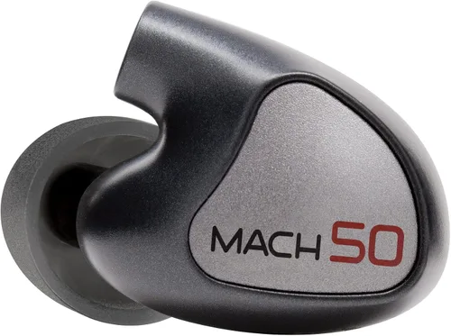 Vista 10 de Westone Audio IEM universal MACH 50 IEM de 3 vías, 5 controladores, gris, negro