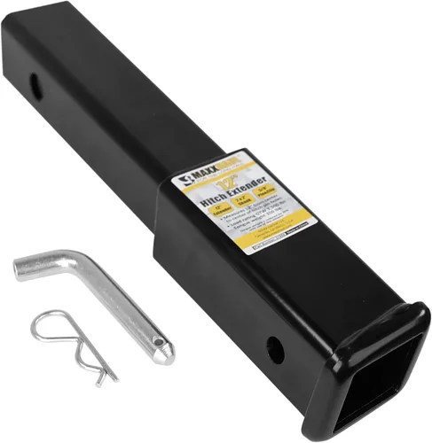 Vista 8 de MaxxHaul 50833 Extensor de receptor de enganche de remolque de 2 x 2 pulgadas, longitud de extensión de enganche de 7 pulgadas, 3500 libras GTW