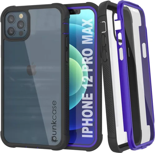 Vista 8 de [Usado] PunkCase Funda [Serie Spartan] Funda transparente resistente con protector de pantalla integrado, protección de cuerpo completo ultra