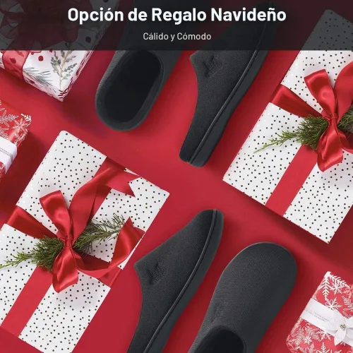 Vista 6 de MAIITRIP Pantuflas de Casa de Espuma Viscoelástica Cómodas para Hombre Antideslizantes (Talla: 7-17)