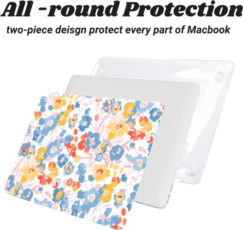 Vista 114 de Funda rígida compatible con MacBook Pro de 13 pulgadas 2012 2011 2010 2009 2008 versión A1278 con CD-ROM, funda de plástico para laptop cubierta