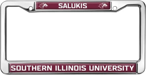 Vista 120 de Texas A&M University - Texarkana Mascot - Marco de metal estándar para placa de matrícula de tamaño completo