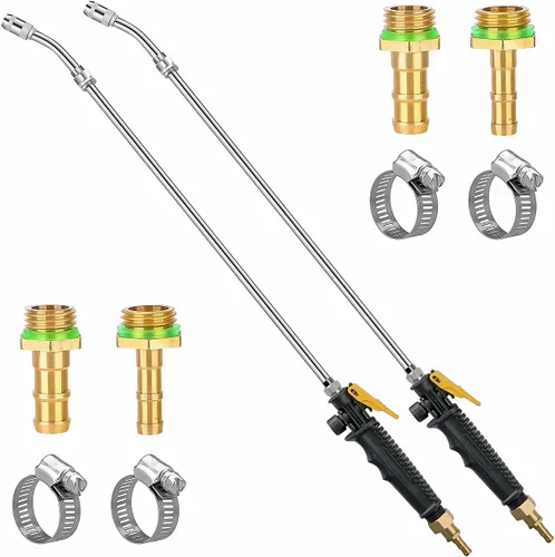 Vista 8 de Varita de 29 Pulgadas para Pulverizador, Varita de Reemplazo para Pulverizador con Barbiques de Latón de 1/4" y 3/8", Varita de Pulverizador