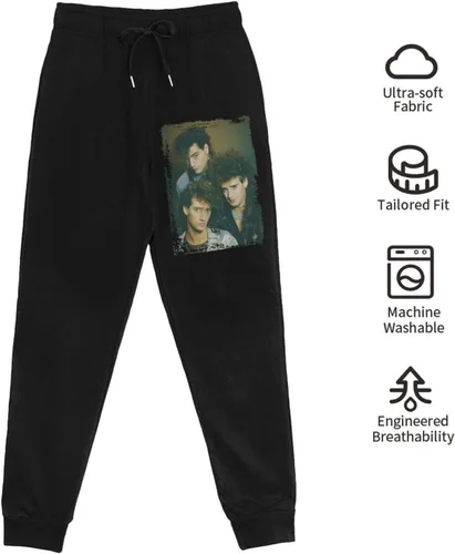 Vista 5 de Soda Stereo Long Pants Boys Casual Workout Sweatpants Drawstring Waist Jogger Sweatpant