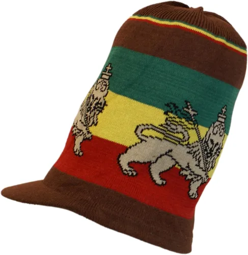 Vista 20 de Shoe String King SSK Rasta Knit Tam Hat Dreadlock Gorra con múltiples diseños y tamaños.